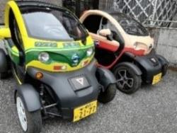 チョイモビは2人乗りの電気自動車で気軽に散策が楽しめます
