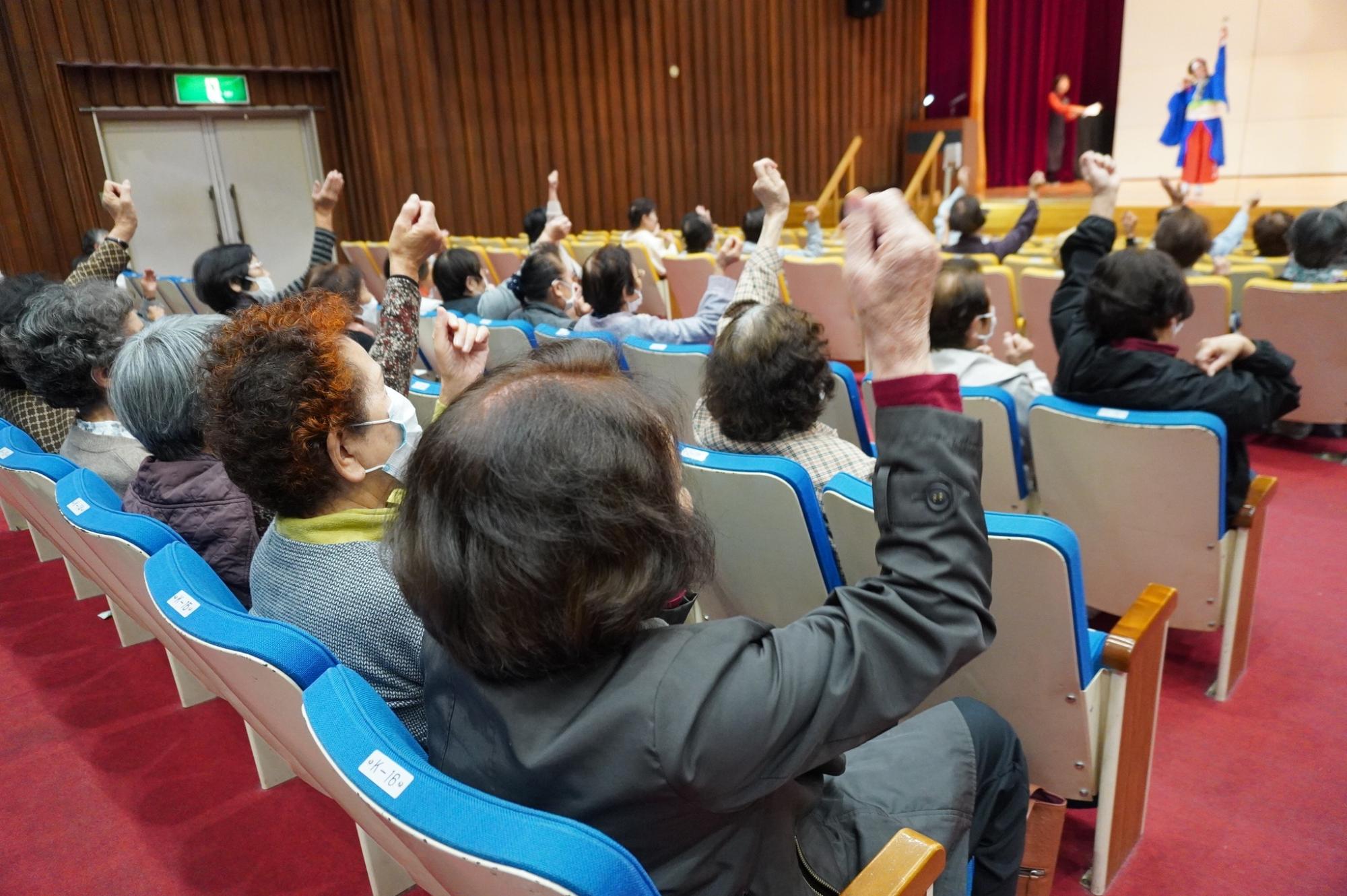 R7文化団体発表会の様子（来場者）