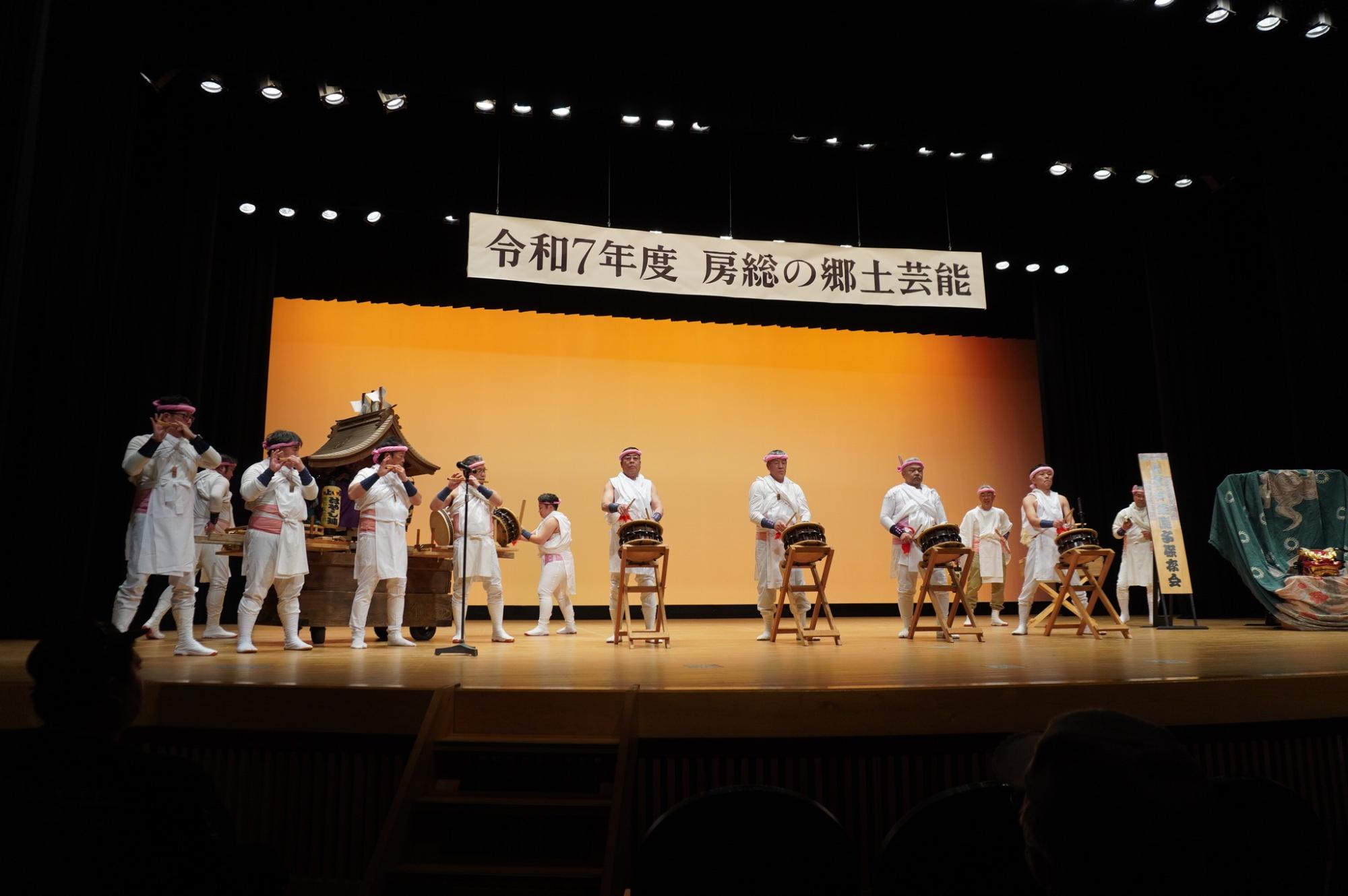 上原神楽囃子写真4